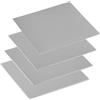 QWORK® 4 Pezzi Pad Termico 13W/MK, 100x100mm (0,5/1/1,5/2mm) Silicone Pad Termici, per CPU, GPU, SSD & Console Dissipazione Calore