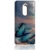 generale Compatibile con VODAFONE SMART N9 VFD720 schermo 5.5 Copertura tasti Custodia COVER CASE GEL silicone protezione TPU morbida FARFALLA BUTTERFLY