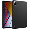 GIOPUEY Cover per Xiaomi Poco Pad X1, Guscio posteriore in TPU morbido, Ultra-sottile, Anti-vibrazione e anti-scivolo - Nero