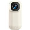 Frelisty 2.7K Mini Body Cam con Custodia di Ricarica, 30g POV Camera, Crema | 1.47 Schermo,1800 mAh,32GB,Telecamera Magnetica da Indossare per Moto Casco,Bici,Leggero Action Cam,Sport,Vlogging,Trekking