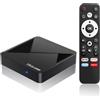 GREVA HS86 MINI14 Smart TV Box Android 14.0 2 GB 16 GB RK3518 Chipset 8K 2026 | Android Box WiFi6 2,4 GHz 5,0 GHz Doppio BT5 USB3.0 10/100 Ethernet HD HDR10+ TV Box Internet con Telecomando Bluetooth