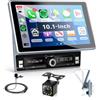 VECHTEL VECETEL Autoradio 2 DIN con Schermo Touch Regolabile da 10,1 Pollici, Display HD Inclinabile, Wireless CarPlay Android Auto, Bluetooth, Telecamera Posteriore, Comandi Volante, USB/Type-C, Radio FM