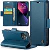 Phernykas Custodia a Libro Portafoglio per iPhone 13, RFID Magnetica | 3 Slot - Per Pendolarismo, Flip Cover Doppia Fibbia Laterale, Pelle PU Anti-Macchia, Supporto, Lavoro, Telefono Libretto