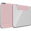 TUDIA M-FLIP V2 Cover per Kobo Libra Colour - Rosa | Si Adatta con/senza Stilo Custodia Magnetica Staccabile con Supporto Regolabile e Retro Trasparente