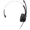 Lenovo 100 Mono Auriculares Alámbrico Diadema Oficina/Centro de llamadas USB tipo A Negro