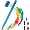 MoKo Penna Stylus Per iPad 2018-2026, Penna USB-C Con Display LED,BluSfumto | Sensibilità All'Inclinazione,Rifiuto Del Palmo,Per iPad 11/10/9/8/7/6,Air M4/M3/M2/5/4/3,Pro 13/12.9/11,Mini 7/6/5