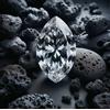 Loose Cvd Diamante 1 PC Taglio Marquise Laboratrio Grown 0.20 KT If Trasparenza