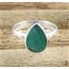 Anello Uomo In Argento 925 Con Smeraldo Naturale Colombiano 8,60 Ct 11 mm