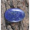 39.30 Ct Pietra Naturale Lapislazzuli Ovale Cabochon Scaglie Oro, Fortuna