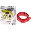 Sitrda Collare Regolabile in Gomma per Animali Domestici, per Rimuovere pulci, pidocchi, Acari, zecche, 1 Pezzo, Colore Rosso