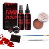 Mikiuly Halloween Sangue Finto, Set di Sangue Finto, Halloween Sangue Zombie | Fake Blood Spray per Cosplay di Zombie e Vampiri, per Film, Teatro, Halloween Effetti Speciali Trucco