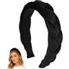 UWJOWP Cerchietto per Capelli in Velluto Intrecciato Fascia di Velluto Intrecciata Eleganti Vintage Donna Intrecciati Cerchietti per Capelli da Donna e Ragazze