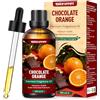 MIGCAPUT Olio Profumato Cioccolato & Arancia 100ML, Olio Essenziale Aromatico Natalizia Premium per Diffusori, Creazione di Candele Profumate & Saponi, Profumo Dolce e Caldo per Natale e Feste