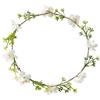 QUEENYARD Ghirlanda floreale per donne e ragazze con fiori accessori per capelli per matrimoni e festival