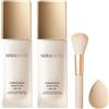 Miraglow Fondotinta Adattivo over 50-30ml | Miraglow Fondotinta Bianco che si Adatta al Colore Della Pelle SPF 30+, Inviare Pennello Applicatore + Spugna per Trucco
