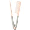 Generic Pettine lisciante per capelli crespi | Pettine tipo V per ferro da stiro, funzione di parrucchiere, accessorio per lo styling per casa, salone, hotel, dormitorio, lunghi viaggi, coda lunga