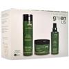 GENUS Set GreenUs Essential Shampoo 250ml+ Mask 250ml + Leave In Conditioner 150ml