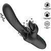 SuperLove Triple Licking Tongue Vibrator Black