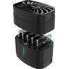 Sabrent DS-5R15, HDD, SSD, SATA, Serial ATA III, 2,5", USB 3.2 Gen 2 (3.1 Gen 1) Type-C, Nero, 10 Gbit/s