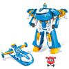 De Tombe Trading Super Wings, giocattolo trasformabile 3-in-1 aereo da viaggio, con effetti luce e suono, robot Jett trasformabile di 2 pollici, giocattolo di ruolo per bambini dai 3 anni in su, regalo per ragazzi e ragazze, colore blu