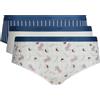DIM Confezione da 3 Pantaloni Culotte da Donna in Cotone con Tasche D4C20 | Slip da donna, modello culotte, elastico in vita, copertura media, vestibilità comoda, perfetti per l'uso quotidiano.