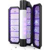 Tiptop Home Lampada Antizanzare Elettrica, Racchetta Zapper con luce UV, Zanzariera Elettrica Tri-Fold, Batteria Ricaricabile da 4000 mAh, Insetticida per Casa Giardino Interno Esterno Cucina