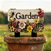 Generic Cartello da giardino vintage in acrilico, decorazione acrilica per interni ed esterni, idea regalo per ornamenti in vaso di fiori e abbellimento del paesaggio, adatto per cortili e prato