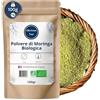 Obvious Tea Polvere di Moringa biologica sfusa - Superalimento naturale, ricco di minerali e vitamine - Infuso digestivo - Moringa Oleifera Lam. aromatica - Agricoltura biologica - Confezione da 100 g (50 tazze)