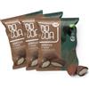 CO COA Mandorle al Cioccolato Fondente 65% BIO 3x70g (210g) - Crudo, Vegano, Senza Zucchero Raffinato