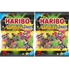 Haribo Vampiri Frizzanti | Caramelle Gommose Frizzanti a Forma di Vampiro, Gusto Frutta e Liquirizia, Ideali per Halloween e Party, 175 g (Confezione da 2)