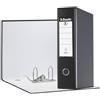ESSELTE G55 EUROFILE Registratore - f.to protocollo dorso 8 cm - Nero Vivida