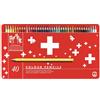Caran d'Ache 1285.740 SwissColor color matita con scatola di metallo, confezione da 40