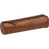 Clairefontaine 410033C Trousse rotonda Kleo-Pathra in vera pelle, color Bronzo