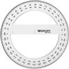 Westcott E-10136 00 Goniometro, circonferenza intera, plastica, 15 cm, trasparente