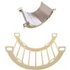 CHIPOLINO Arco Mutifunzione da Arrampicata e Dondolo 4 in 1 in Legno con Cuscino