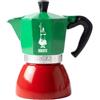 Bialetti - Moka Induction, 6 Tazze (270 ml), Adatta a Tutti i Piani Cottura, Tricolore