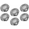 glonest 6 testine di ricambio compatibili con Philips Series 1000 2000 3000, SH30 lame di ricambio per rasoio elettrico da uomo, sistema di rotazione a 360°, testine intercambiabili