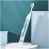 Sumcalio Set di spazzolini da denti da viaggio 3 in 1, setole extra morbide e tubo di dentifricio ricaricabile integrato, per viaggi, campeggio, scuola, viaggi di lavoro (blu, 1)