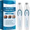 PETSBURG Skin Tag Remover, Tag and Spot Eraser, Spot and Tag Eraser Rollerball per verruche, talpe, macchie dell'età, adatto per viso e corpo (2 pezzi)
