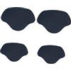 Perfeclan Solette Riparazione Tallone Adesivo Tallone Posteriore Blister Patch Cura Del Piede Cuscino Tallone Inserti per Scarpe Sportive Tacchi Alti - Nero