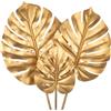 Oairse Set di 3 foglie artificiali, foglie di monstera, come vere, per decorazioni di nozze boho, foglie di palma tropicali per casa, casa, feste, cucina, composizione floreale fai da te