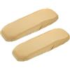 sourcing map Copribraccioli per sedie, 32 x 8 cm, in poliestere, rimovibile, per sedie da ufficio, sedie da scrivania, colore beige