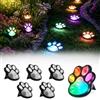 FARYODI 6 lampade solari da terra per esterni, decorazione per tomba, a LED, a energia solare, per cani e gatti, impermeabili, luci colorate per esterni e giardino