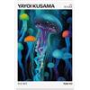 rumlud Stampa artistica da parete colorata con meduse oceaniche giapponesi, stampe su tela Yayoi Kusama, per soggiorno, camera da letto, decorazione da parete, 40,6 x 61 cm, senza cornice