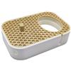 Generic Portaspazzolino compatibile con Oral-B, supporto a doppia fessura con scolapiatti integrato e slot per base di ricarica (bianco sporco)