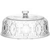 BACI MILANO - Piatto torta con cupola Baroque and Rock, colore trasparente