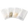 MV-Versand 50 sacchetti in pergamena, 6 cm x 4,5 cm, con fondo piatto, sacchetti di carta piccoli per colla, glitter, coriandoli, trucchi, aghi, ecc. (50)