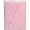 FdcLixuvol Stoff in tulle scintillante rosa con stelle, tessuto decorativo con fili di glitter, 155 * 100 cm, tulle in rotolo, tessuto soffice e fine, nastro decorativo per matrimoni, feste, regali e