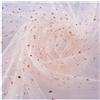Hrlace 1M di tessuto in tulle 150cm di larghezza, tulle glitterato decorativo a forma di stella e luna, tessuto in tulle con paillette, nastro di tulle, filato glitterato, tessuto decorativo per fai