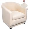 Jaotto Copripoltrona 1 Posto Elasticizzato,Fodere Copripoltrona Universale con Cuscino Separato,Copripoltrona Chesterfield Velluto Lavabile Antiscivolo per Bancone Soggiorno Tullsta,Grigio
